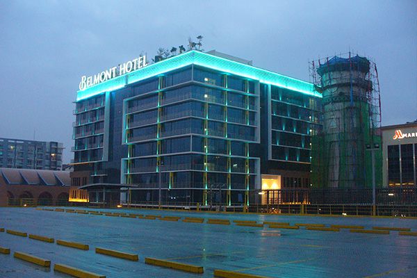 Galaxy银河国际照明的户表装璜灯用在菲律宾酒店工程项目